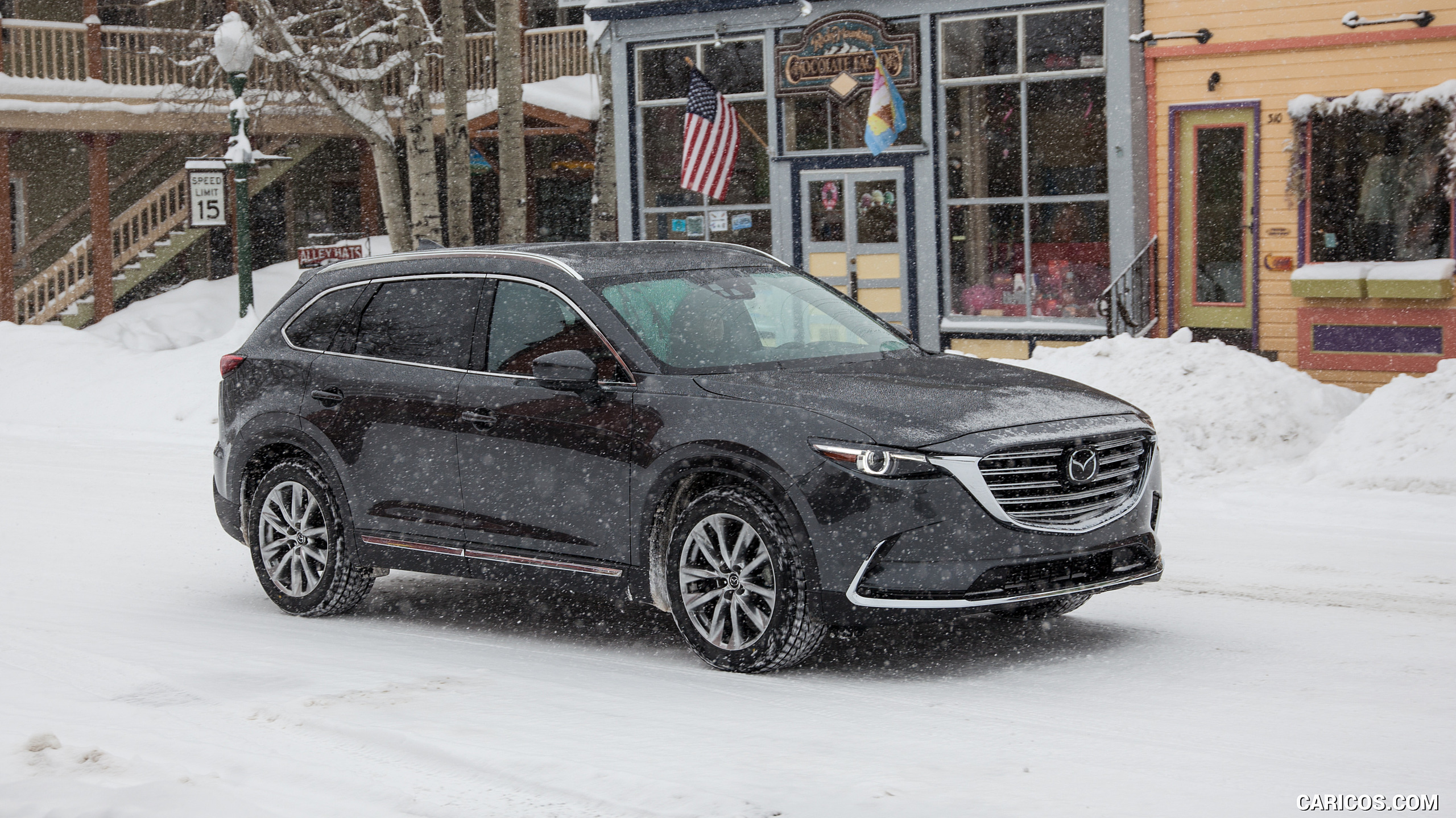 2016 Mazda CX-9 in Snow - Front Three-Quarter, #55 of 69