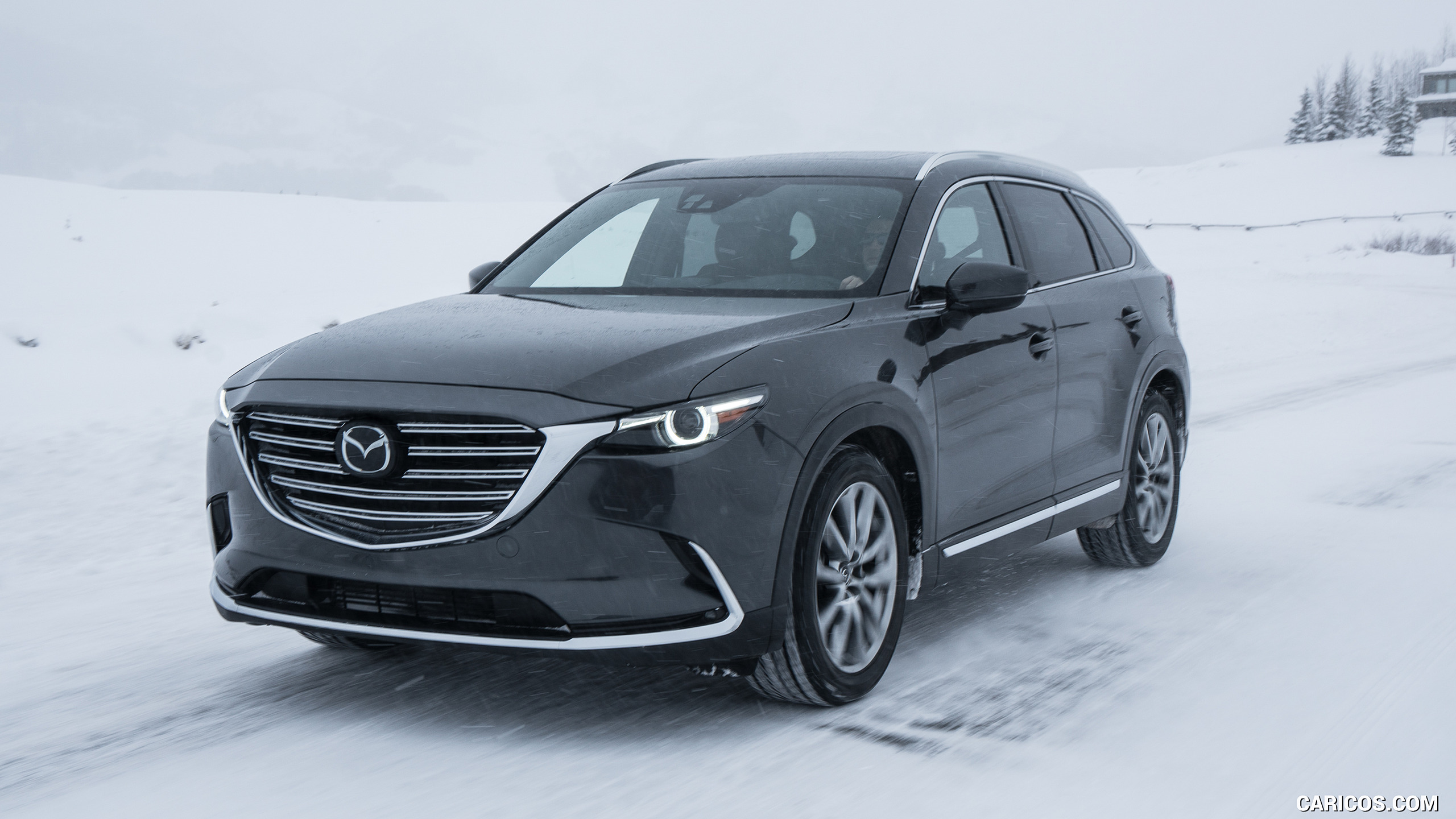 2016 Mazda CX-9 in Snow - Front Three-Quarter, #61 of 69