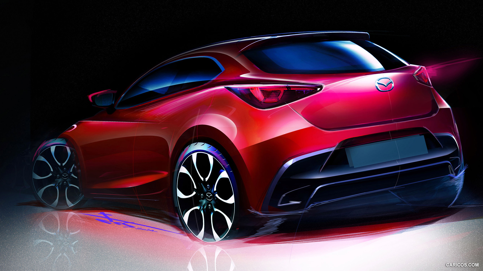 2016 Mazda2  - Design Sketch, #287 of 340
