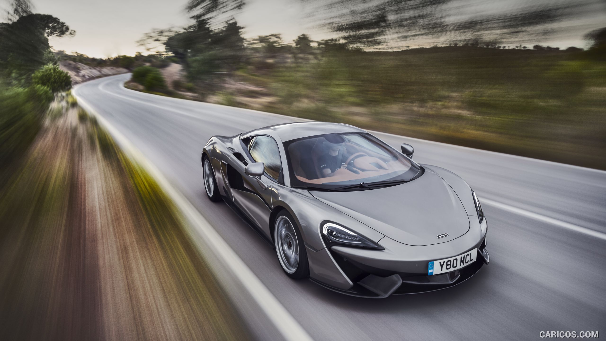 2016 McLaren 570S Coupe (Color: Blade Silver) - Front, #46 of 192