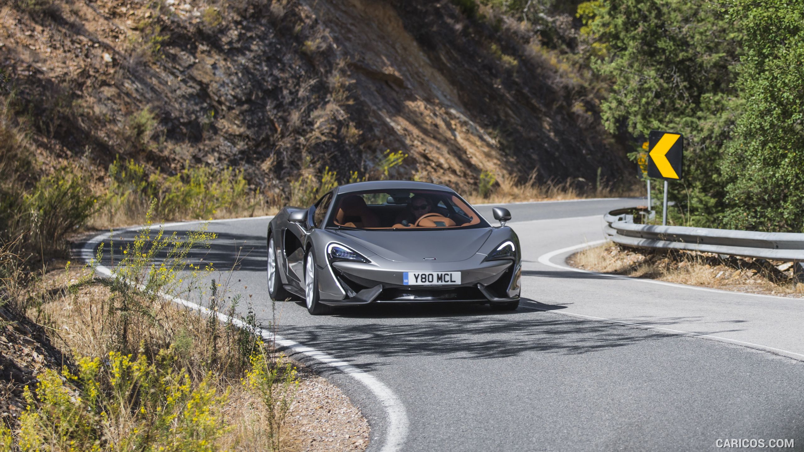 2016 McLaren 570S Coupe (Color: Blade Silver) - Front, #51 of 192