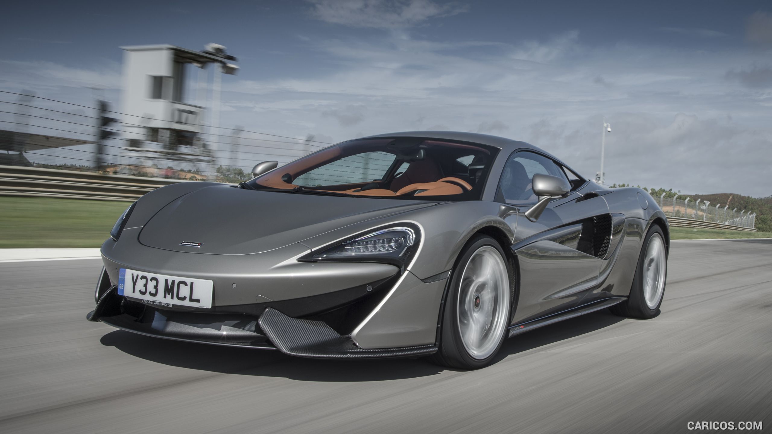2016 McLaren 570S Coupe (Color: Blade Silver) - Front, #59 of 192