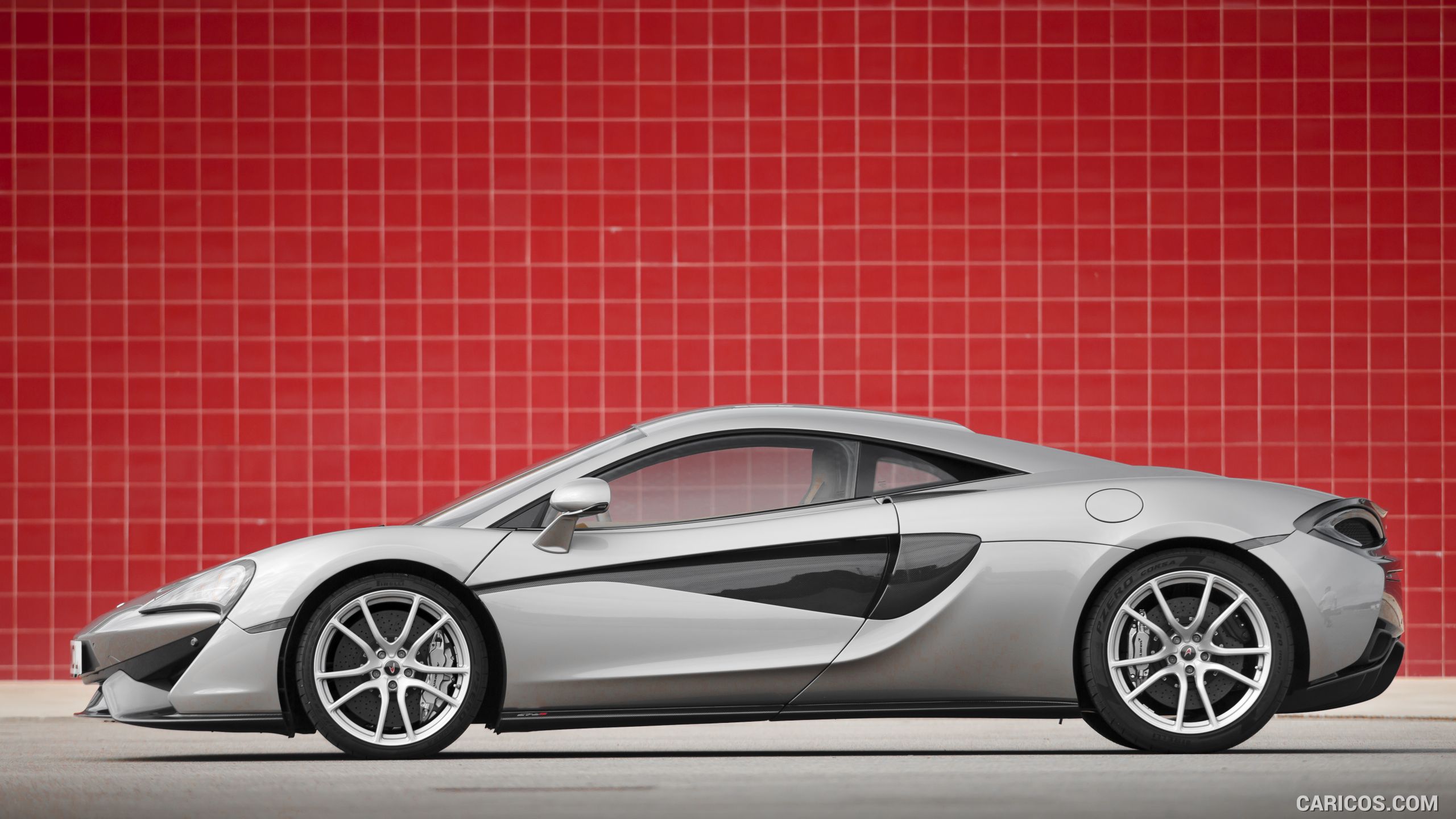 2016 McLaren 570S Coupe (Color: Blade Silver) - Side, #68 of 192
