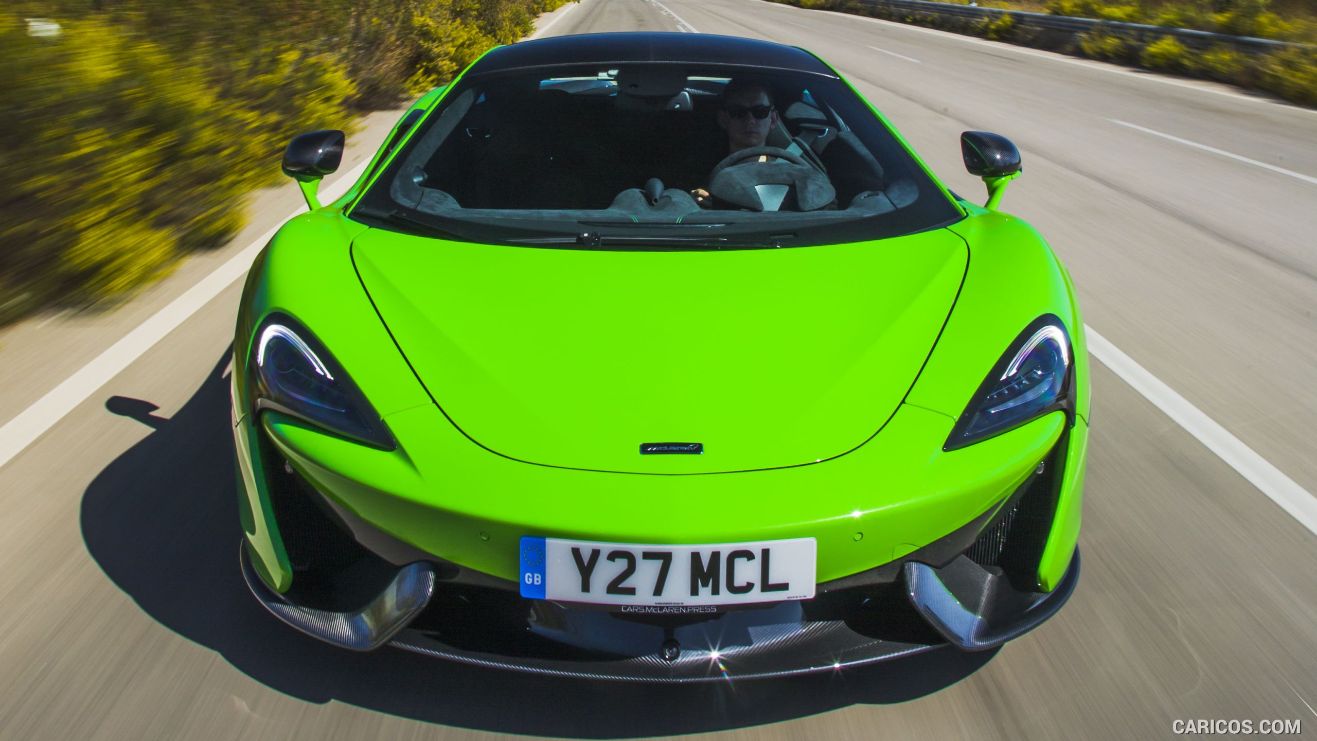 2016 McLaren 570S Coupe (Color: Mantis Green) - Front, #80 of 192