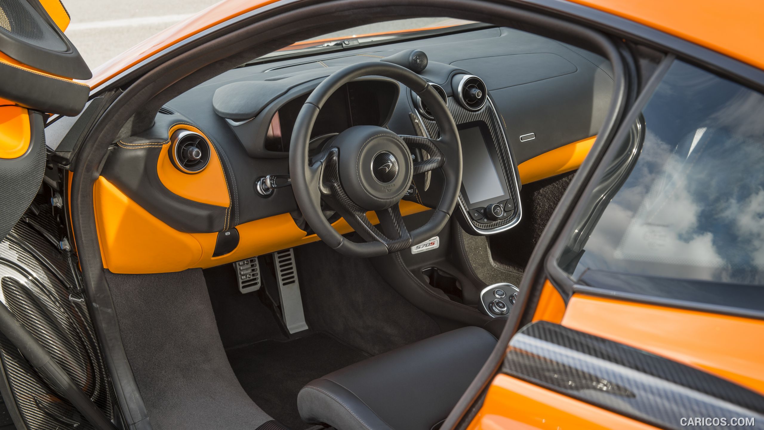 2016 McLaren 570S Coupe (Color: Ventura Orange) - Interior, #143 of 192