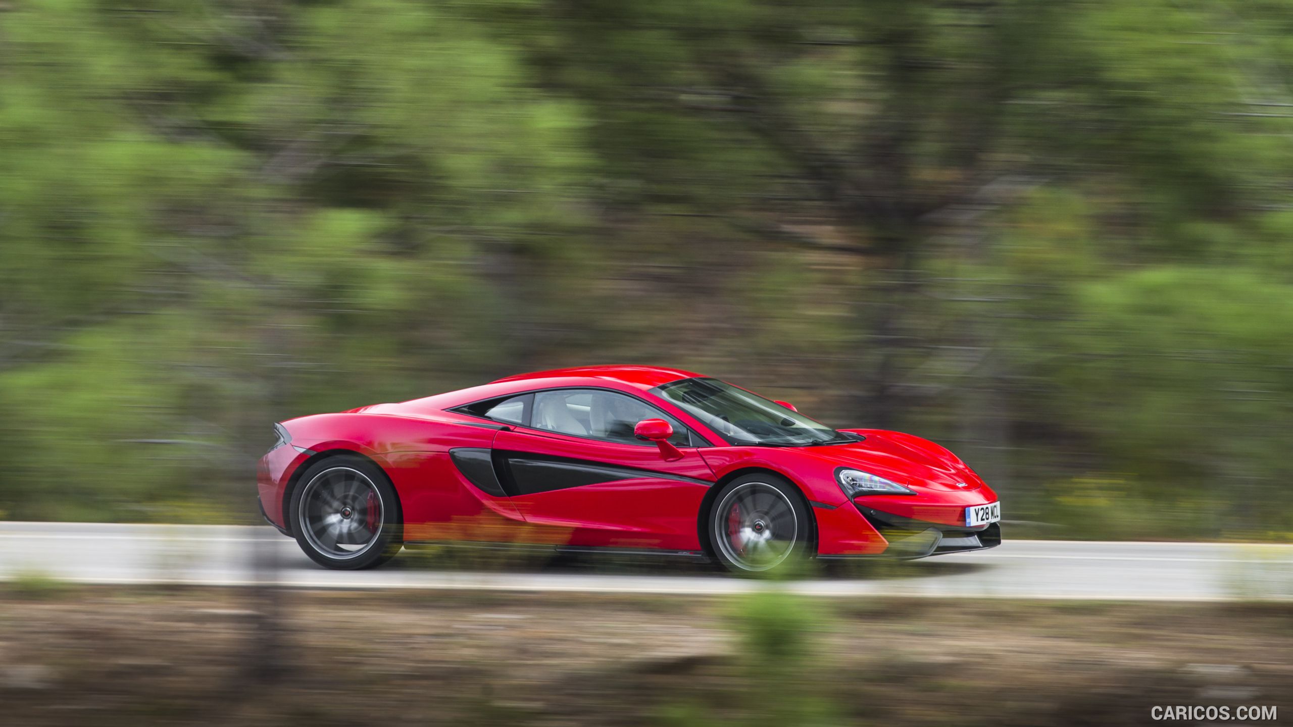 2016 McLaren 570S Coupe (Color: Vermillion Red) - Side, #149 of 192