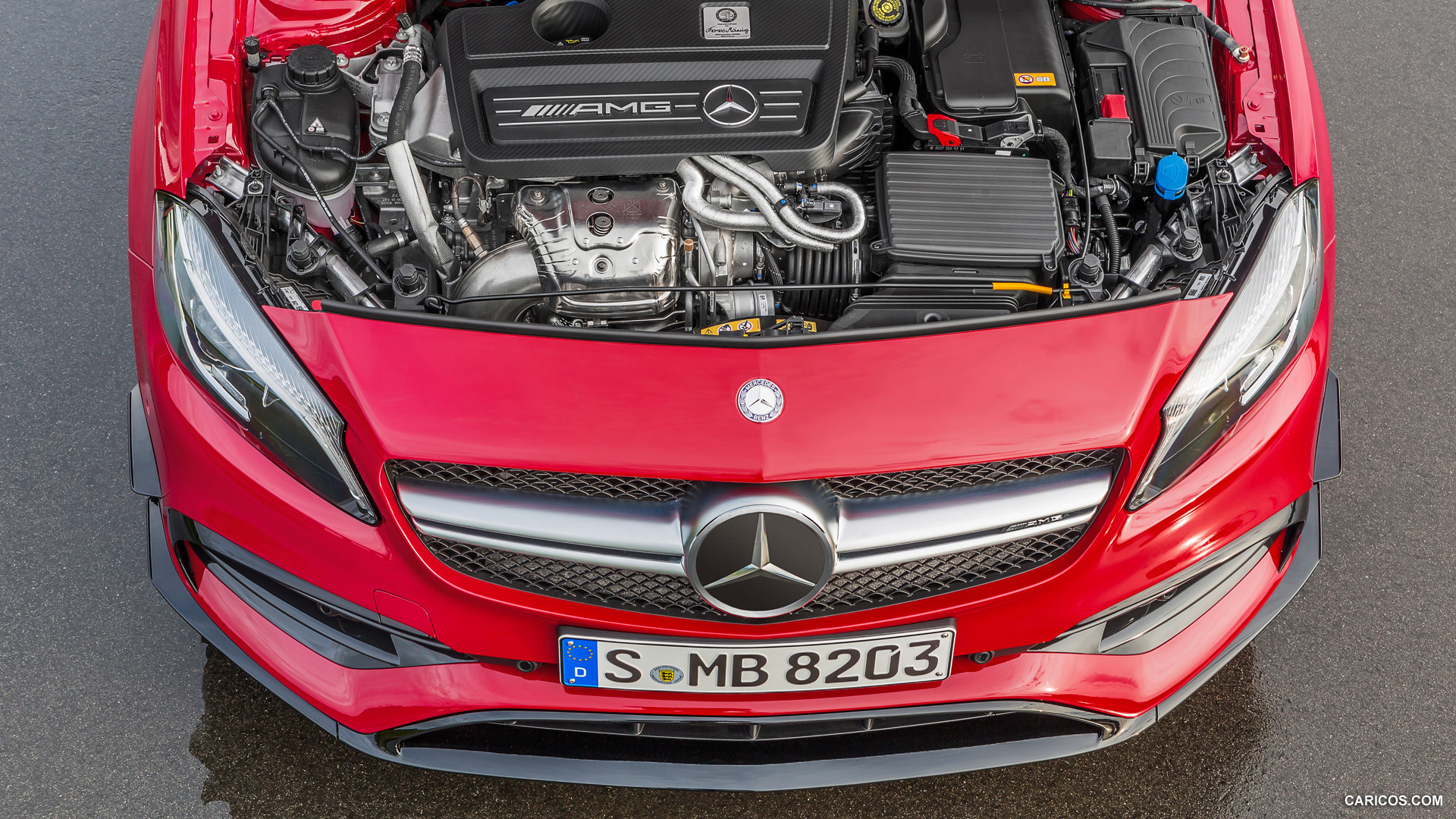 2016 Mercedes-AMG A45 AMG Exclusive (Jupiter Red) - Engine, #6 of 15