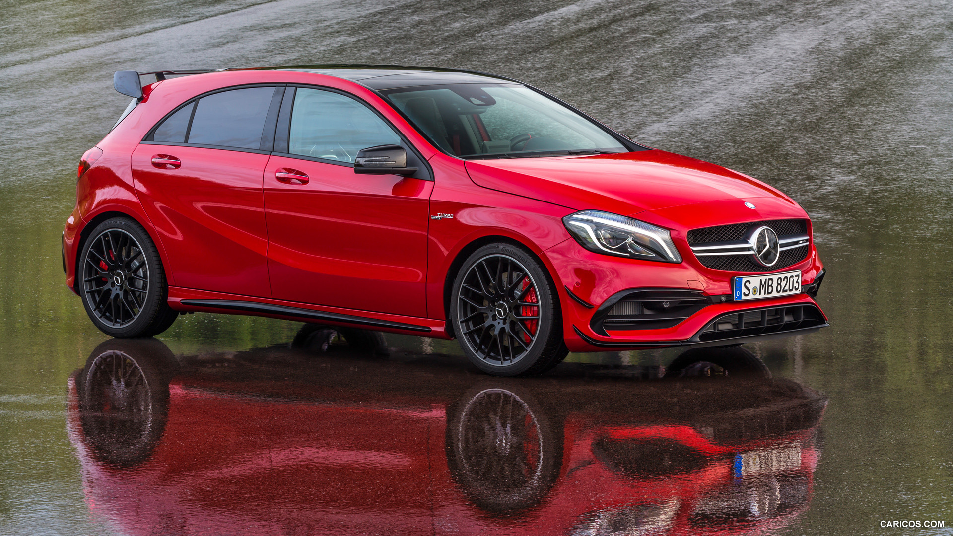 2016 Mercedes-AMG A45 AMG Exclusive (Jupiter Red) - Front, #3 of 15