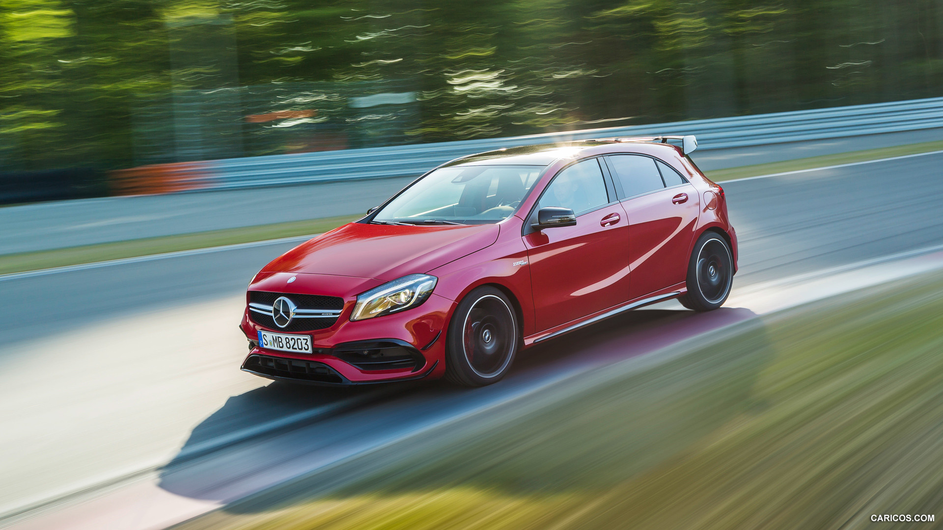 2016 Mercedes-AMG A45 AMG Exclusive (Jupiter Red) - Front, #10 of 15