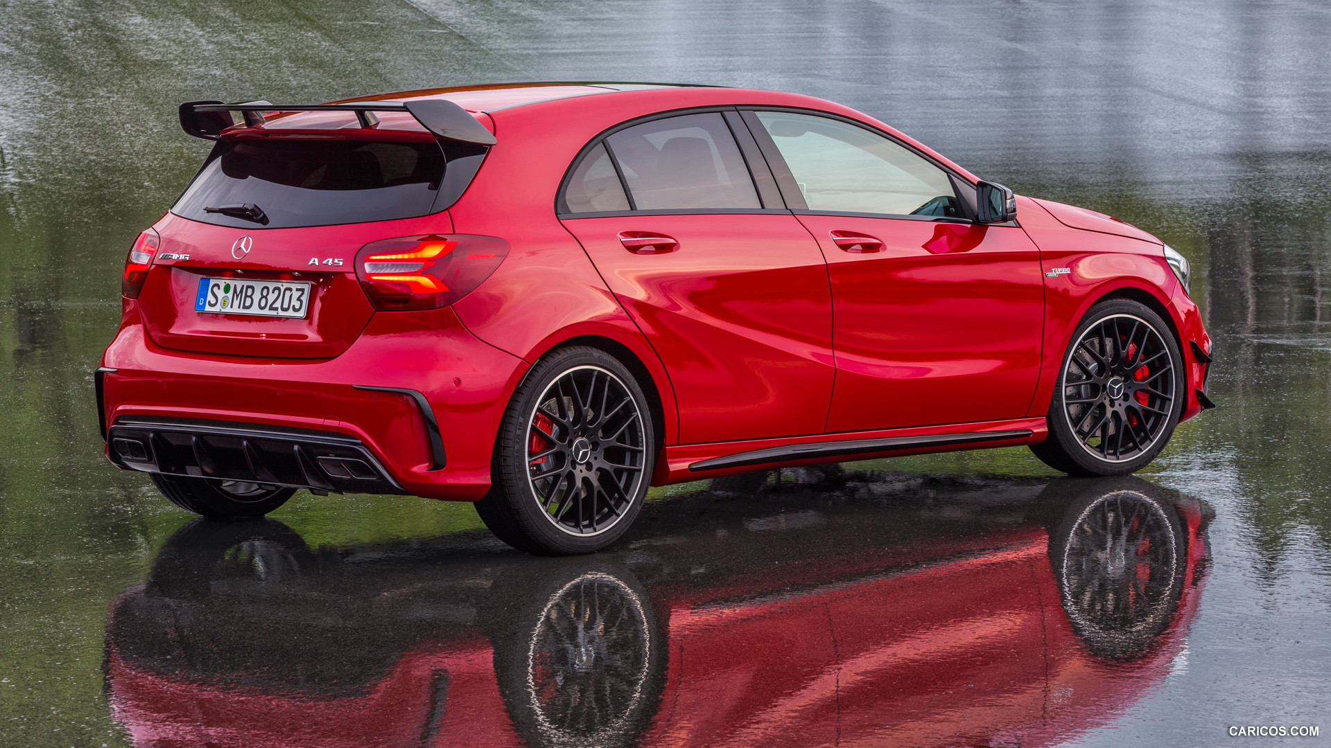 2016 Mercedes-AMG A45 AMG Exclusive (Jupiter Red) - Rear, #4 of 15