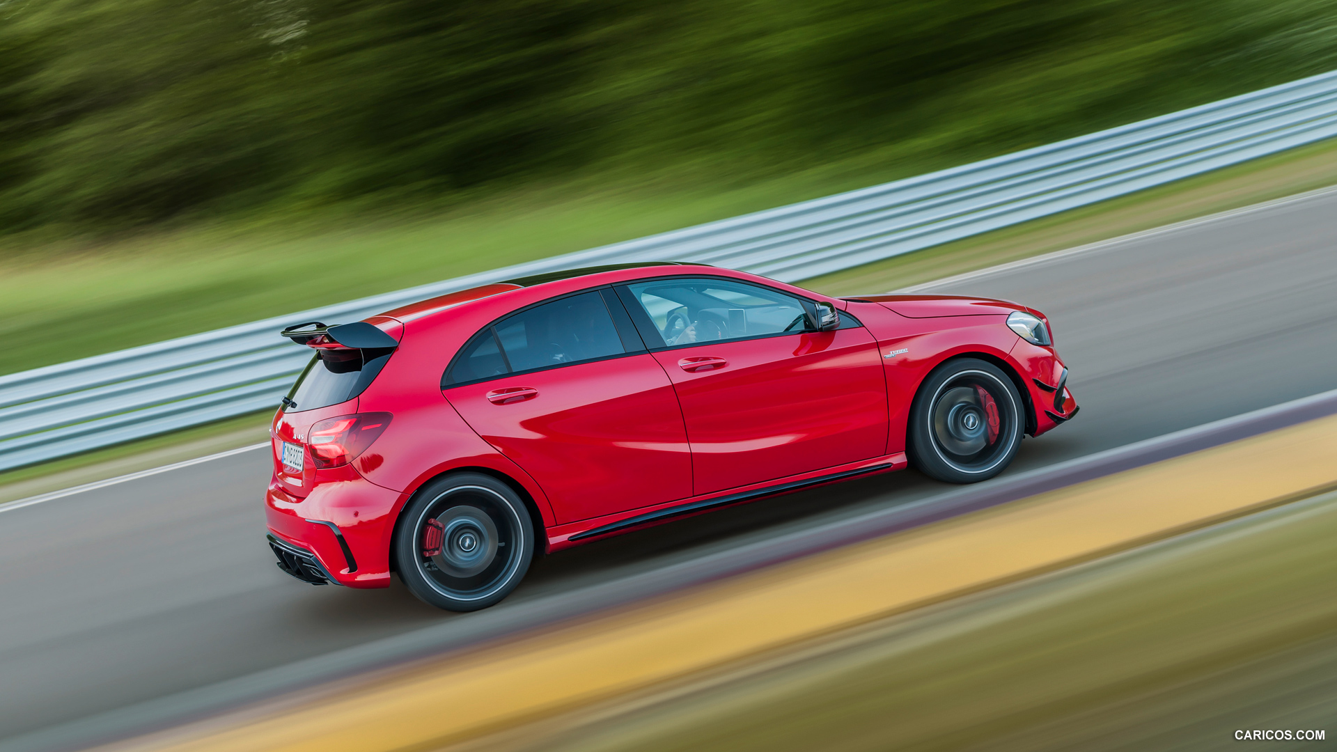 2016 Mercedes-AMG A45 AMG Exclusive (Jupiter Red) - Side, #13 of 15