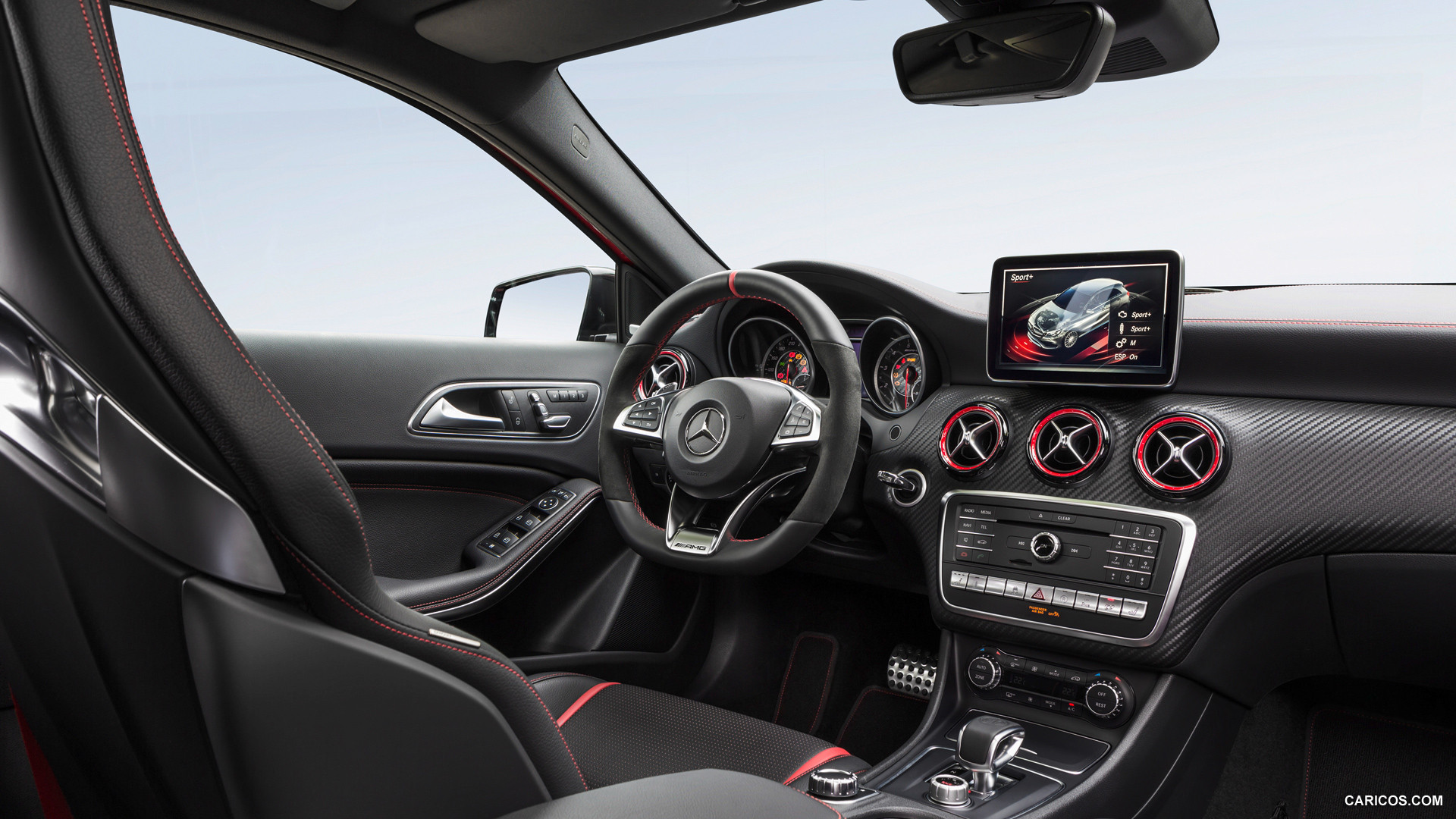 2016 Mercedes-AMG A45 AMG Exclusive (black RED CUT) - Interior, #8 of 15