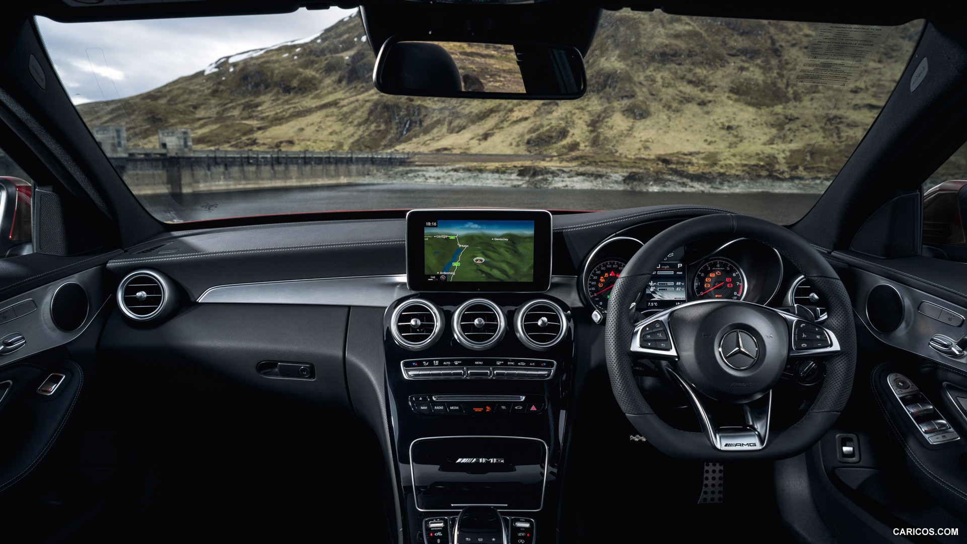 2016 Mercedes-AMG C63 S Estate (UK-Spec)  - Interior, #52 of 78