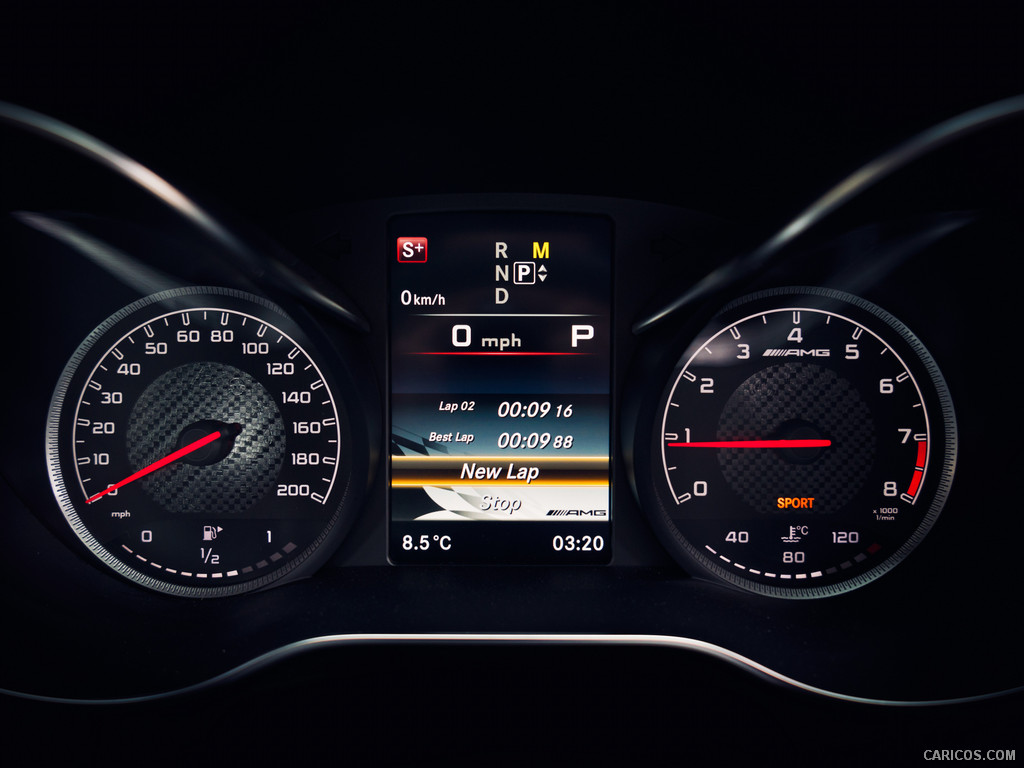 2016 Mercedes-AMG C63 S Saloon (UK-Spec)  - Instrument Cluster