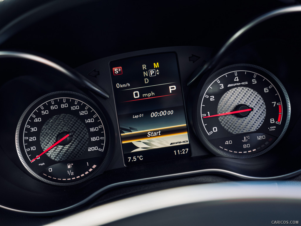 2016 Mercedes-AMG C63 S Saloon (UK-Spec)  - Instrument Cluster