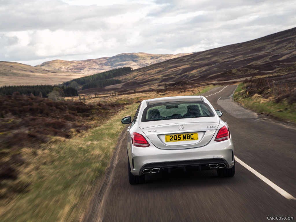 2016 Mercedes-AMG C63 S Saloon (UK-Spec)  - Rear