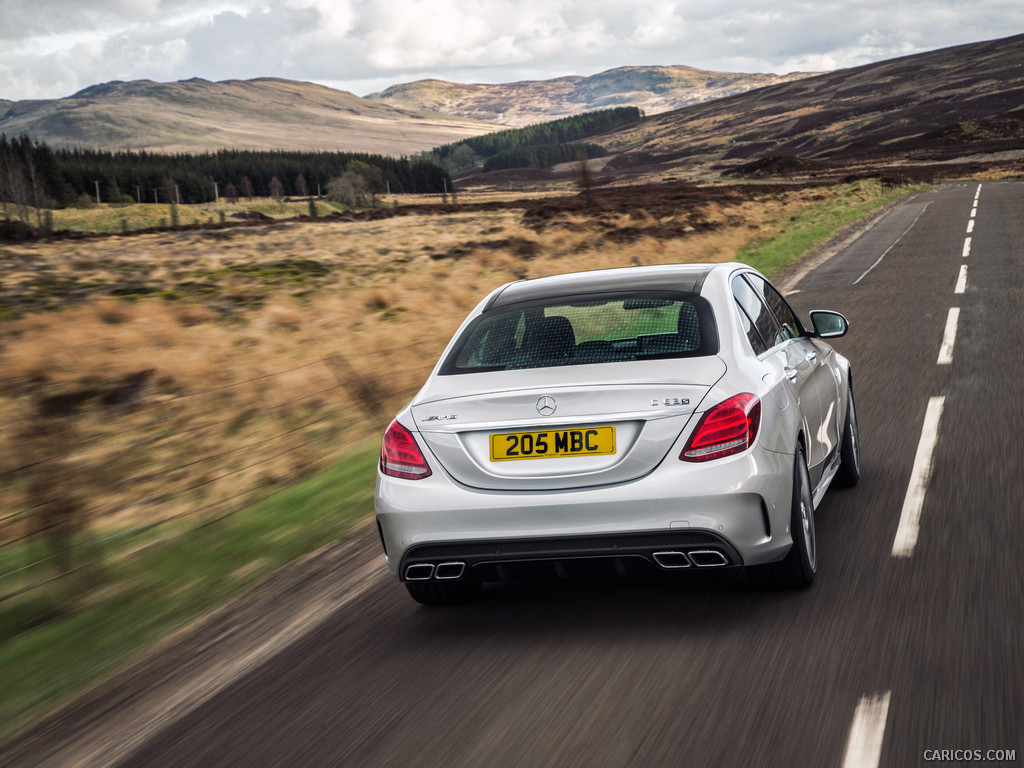 2016 Mercedes-AMG C63 S Saloon (UK-Spec)  - Rear