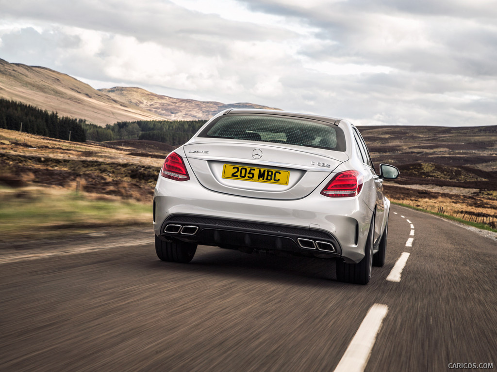 2016 Mercedes-AMG C63 S Saloon (UK-Spec)  - Rear