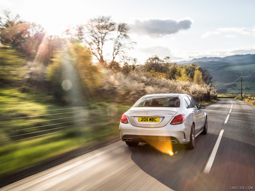 2016 Mercedes-AMG C63 S Saloon (UK-Spec)  - Rear