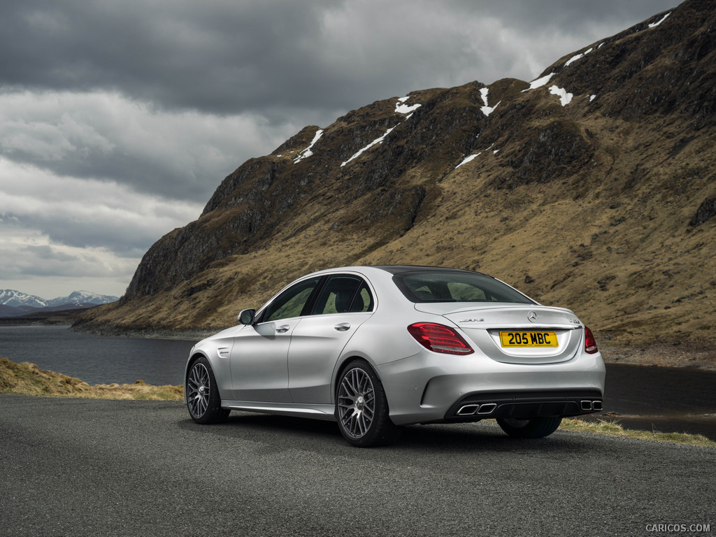 2016 Mercedes-AMG C63 S Saloon (UK-Spec)  - Rear