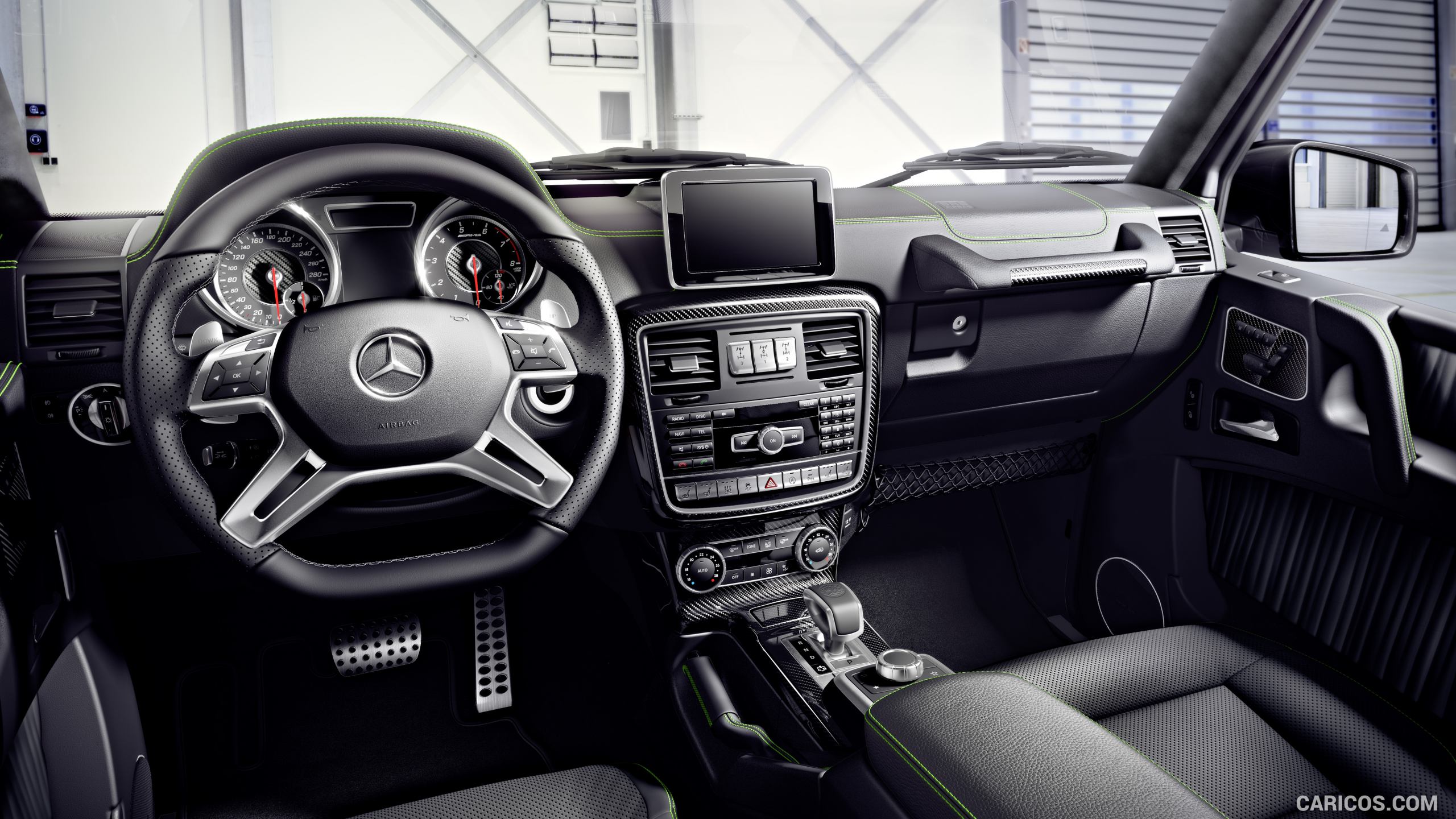 2016 Mercedes-AMG G63 (Aliengreen) - Interior, #16 of 48