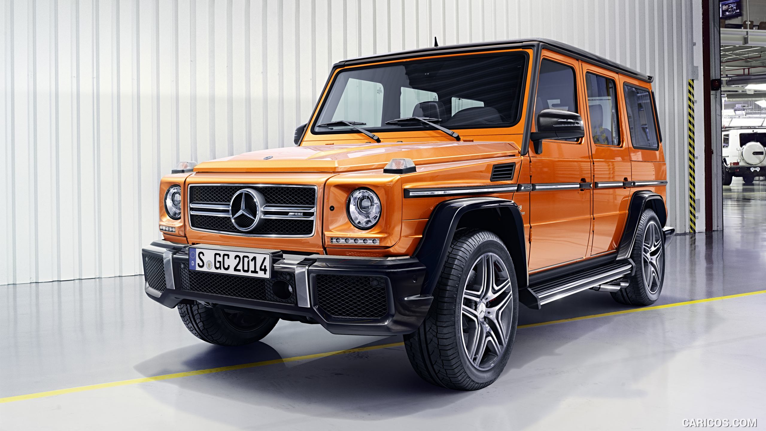 2016 Mercedes-AMG G63 (Sunset Beam) - Front, #7 of 48