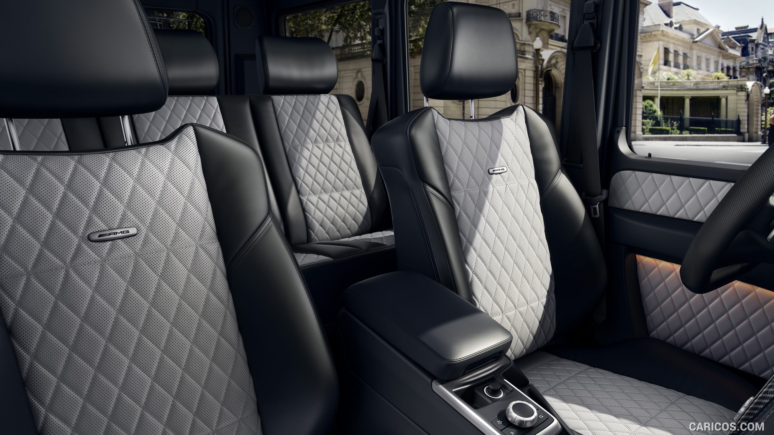 2016 Mercedes-AMG G63 Edition 463 (Designo Nappa Leather Black/Porcelain, AMG Carbon Trim Parts) - Interior, #12 of 48