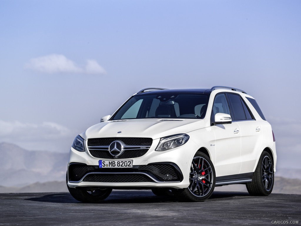 2016 Mercedes-AMG GLE 63 S (Designo Diamond White Bright)  - Front