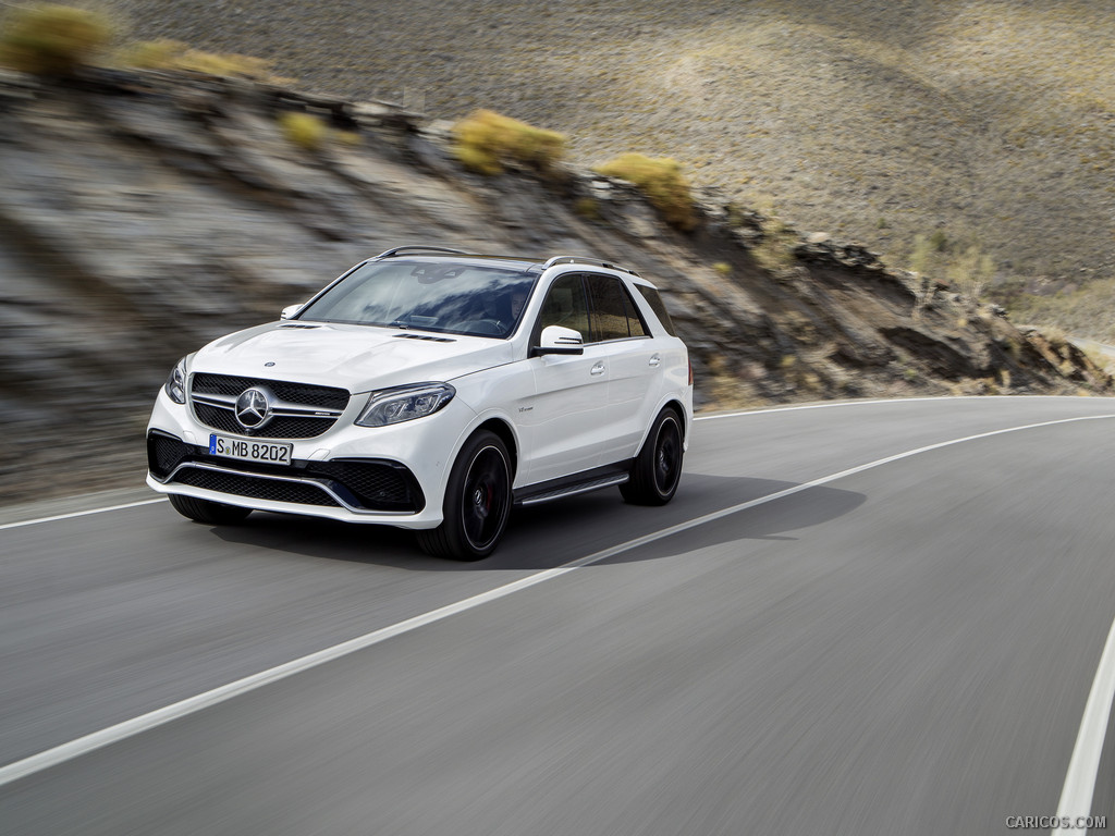 2016 Mercedes-AMG GLE 63 S (Designo Diamond White Bright)  - Front