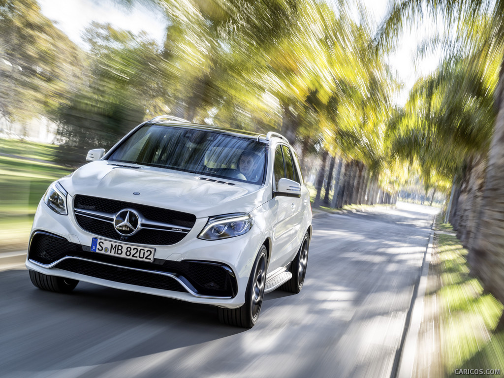 2016 Mercedes-AMG GLE 63 S (Designo Diamond White Bright)  - Front