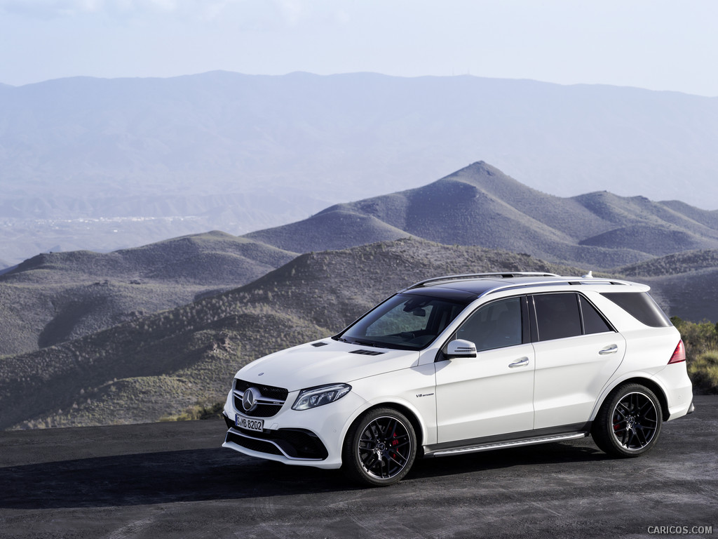 2016 Mercedes-AMG GLE 63 S (Designo Diamond White Bright)  - Side