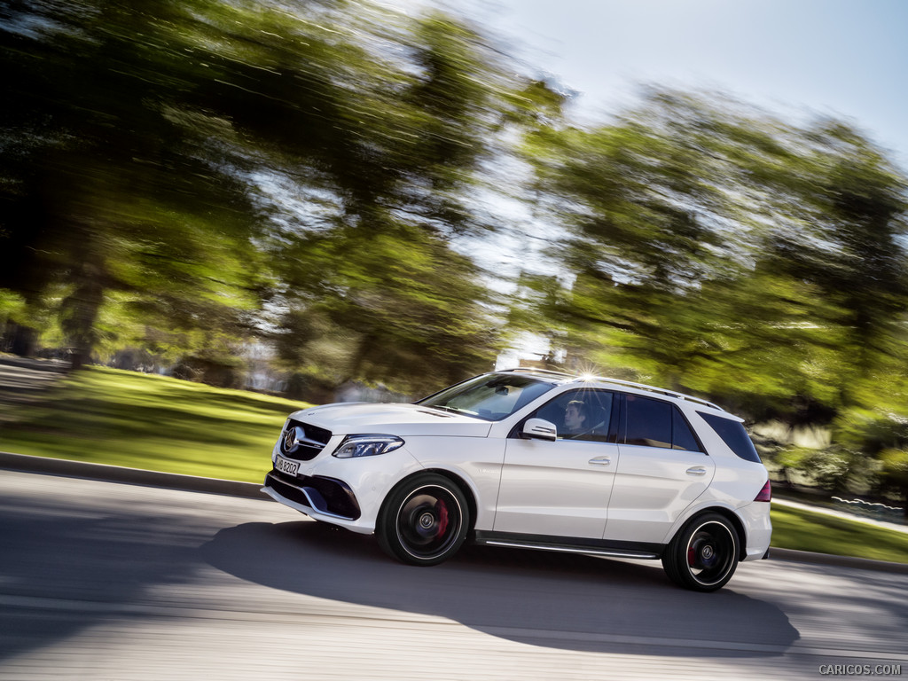 2016 Mercedes-AMG GLE 63 S (Designo Diamond White Bright)  - Side