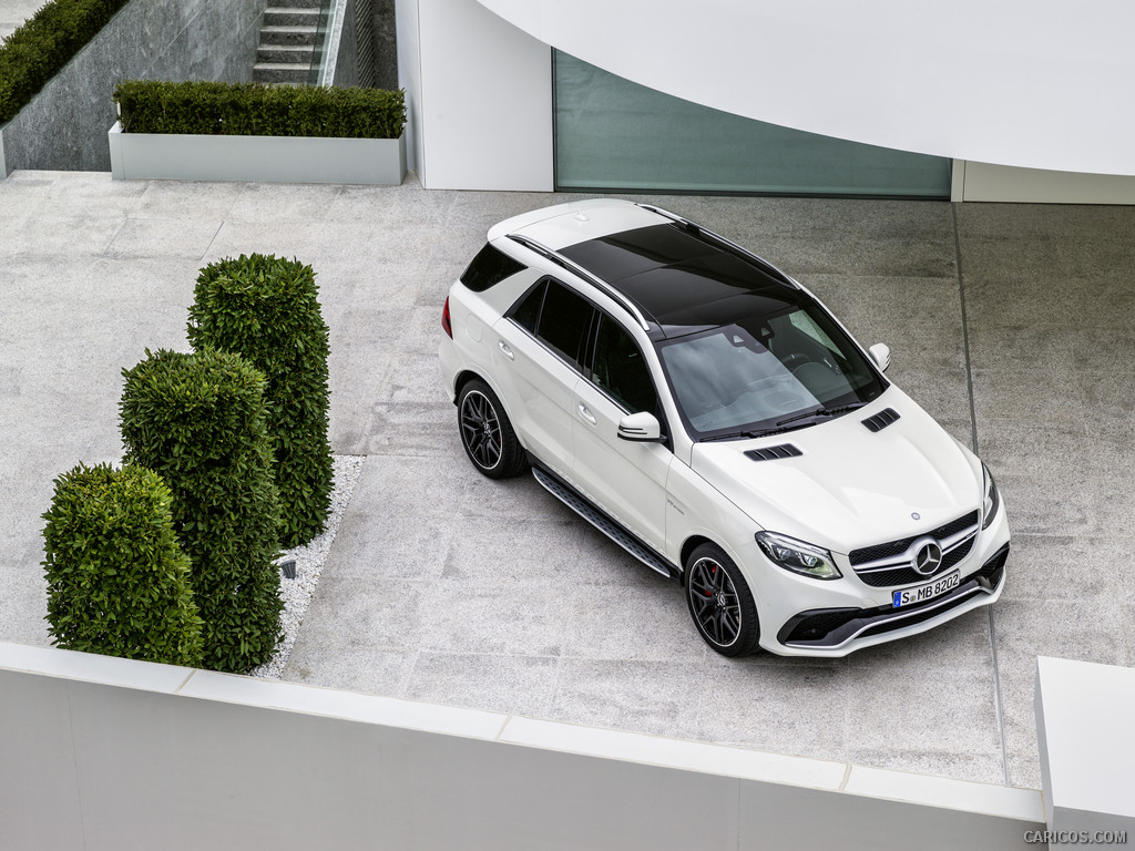 2016 Mercedes-AMG GLE 63 S (Designo Diamond White Bright)  - Top