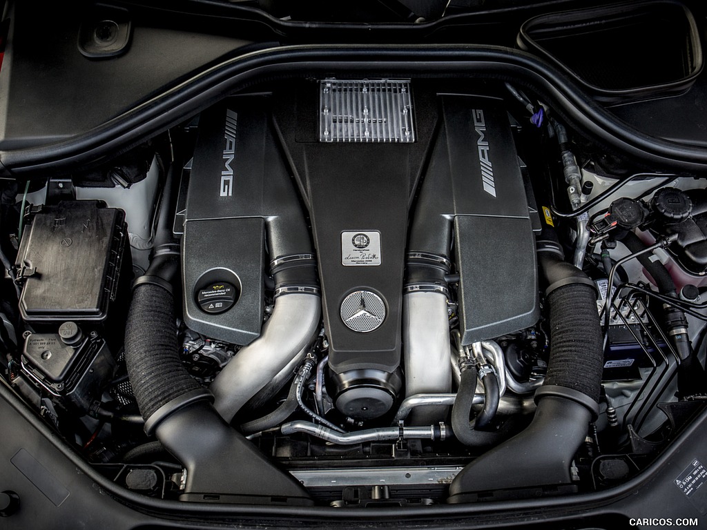 2016 Mercedes-AMG GLE 63 S (UK-Spec) - Engine