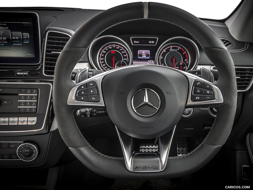 2016 Mercedes-AMG GLE 63 S (UK-Spec) - Interior, Steering Wheel