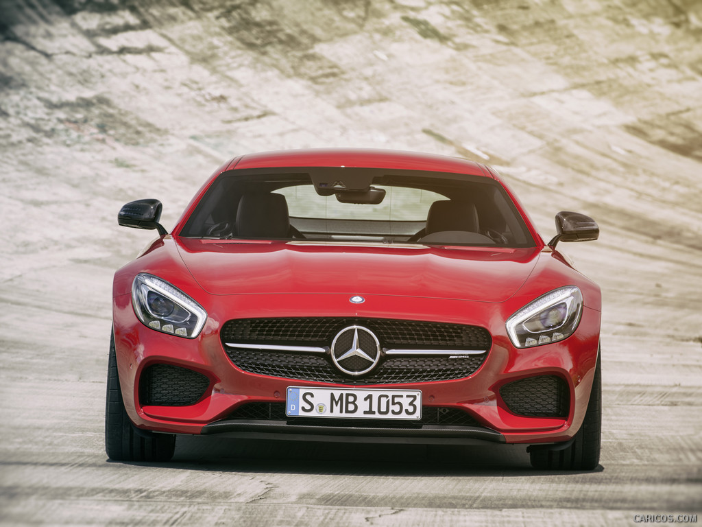 2016 Mercedes-AMG GT (Fire Opal) - Front