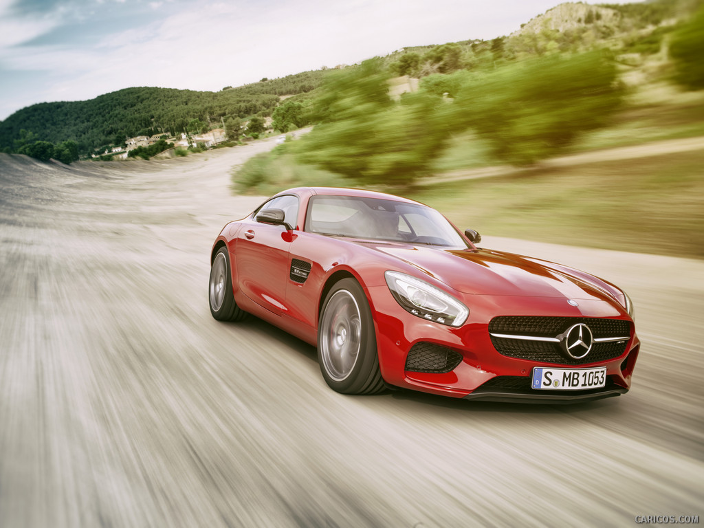 2016 Mercedes-AMG GT (Fire Opal) - Front