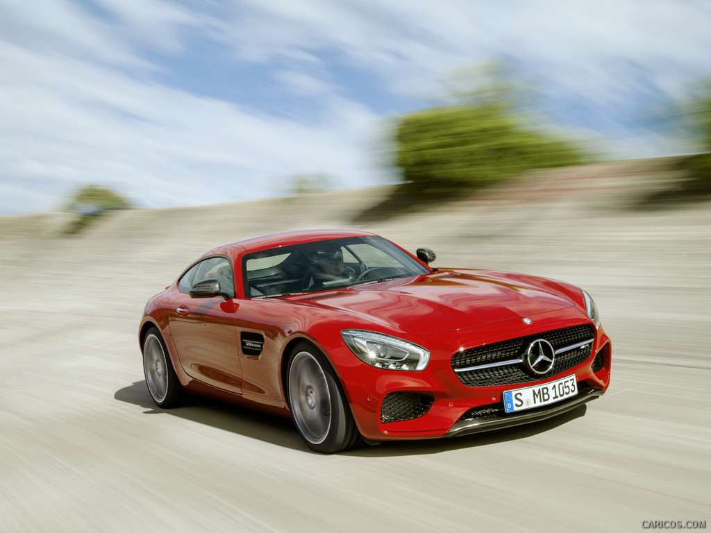 2016 Mercedes-AMG GT (Fire Opal) - Front