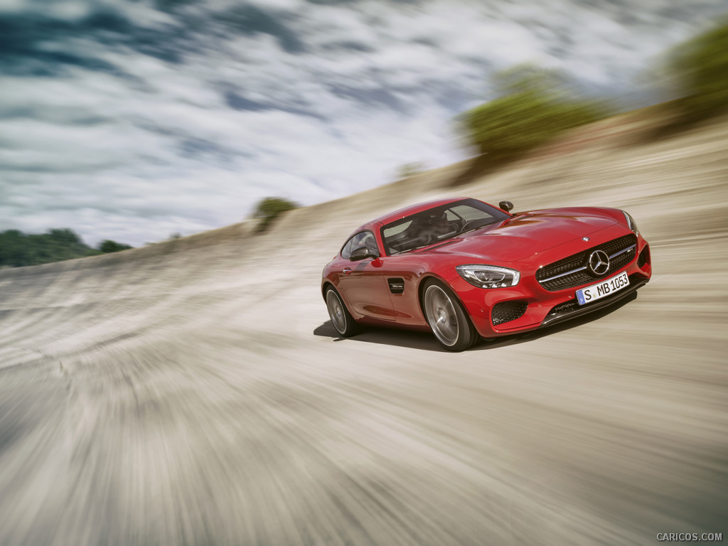 2016 Mercedes-AMG GT (Fire Opal) - Front