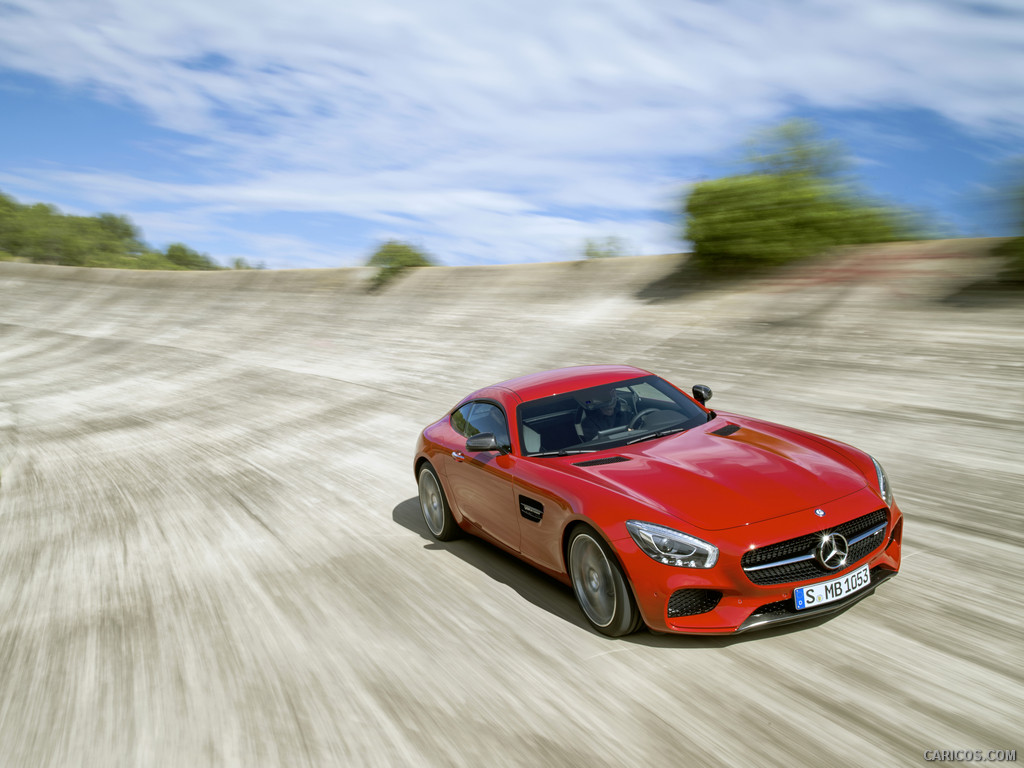 2016 Mercedes-AMG GT (Fire Opal) - Front