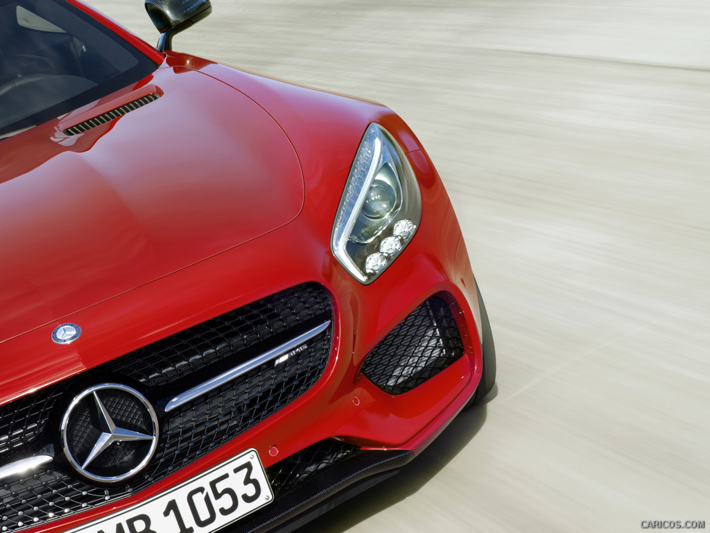 2016 Mercedes-AMG GT (Fire Opal) - Grille