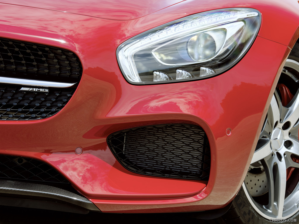 2016 Mercedes-AMG GT (Fire Opal) - Headlight