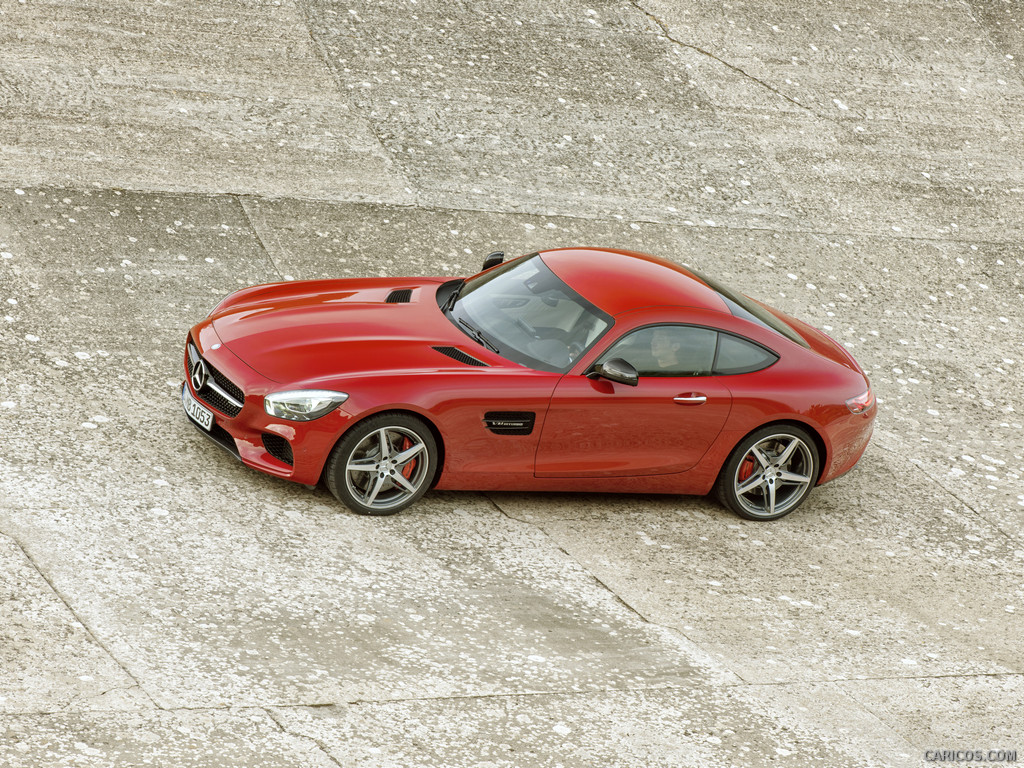 2016 Mercedes-AMG GT (Fire Opal) - Side