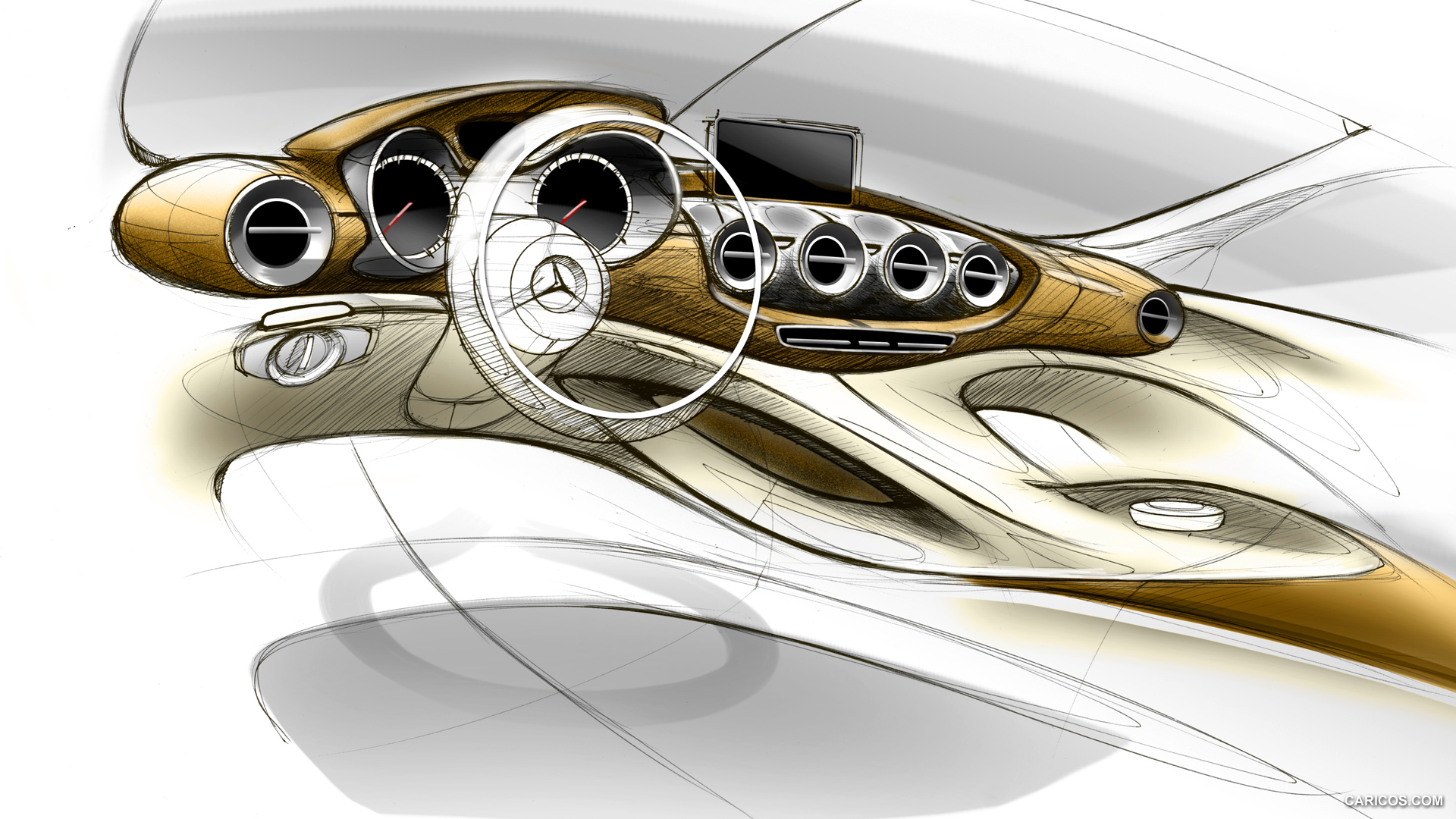 2016 Mercedes-AMG GT  - Design Sketch, #161 of 190