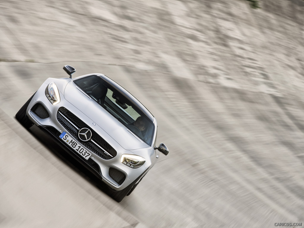 2016 Mercedes-AMG GT Designo (Iridium Silver Magno) - Front