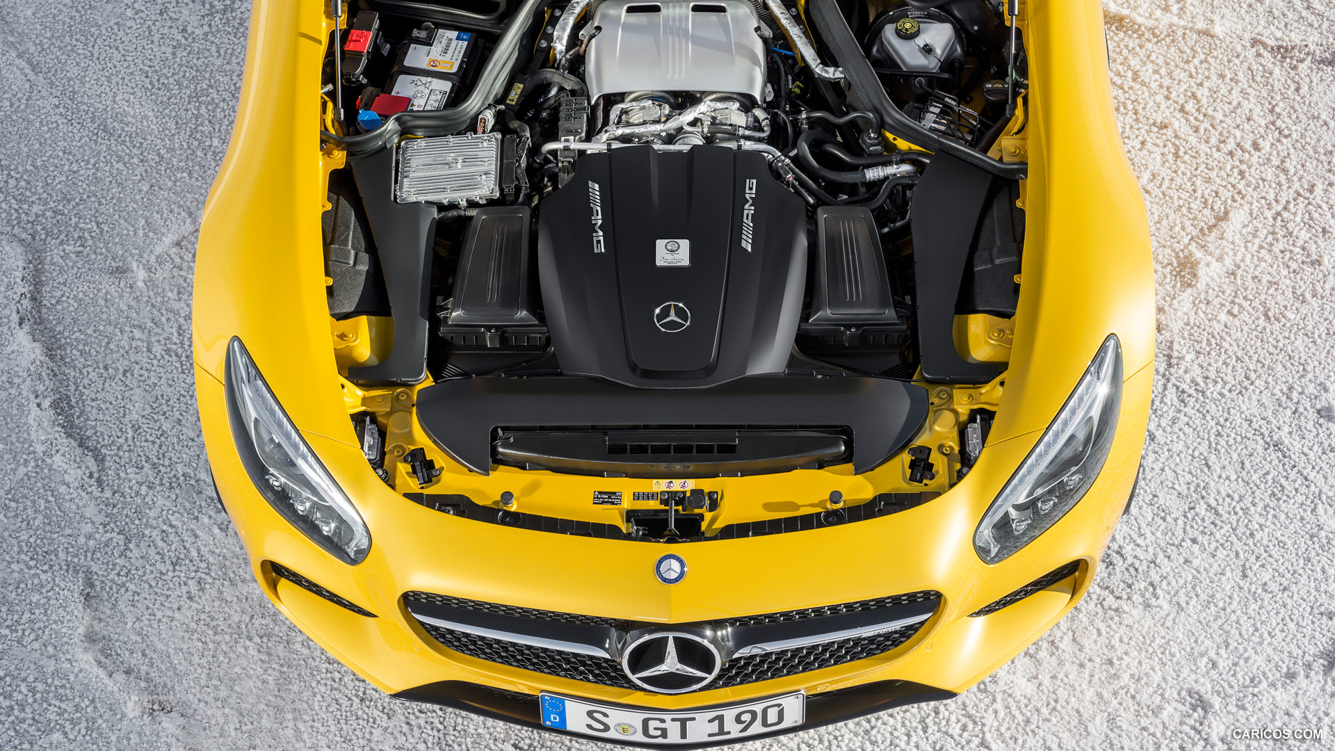 2016 Mercedes-AMG GT Exterior Night Package (Solarbeam) - Engine, #109 of 190