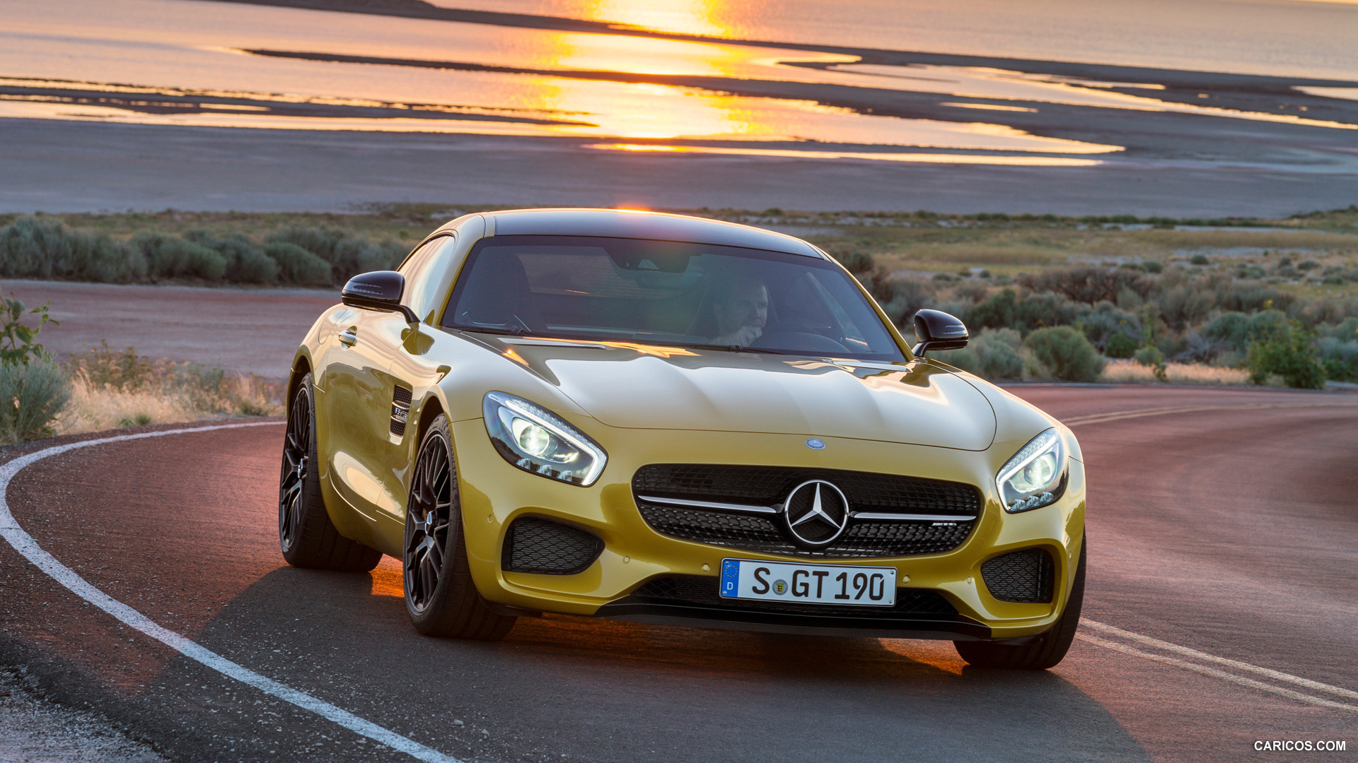 2016 Mercedes-AMG GT Exterior Night Package (Solarbeam) - Front, #105 of 190