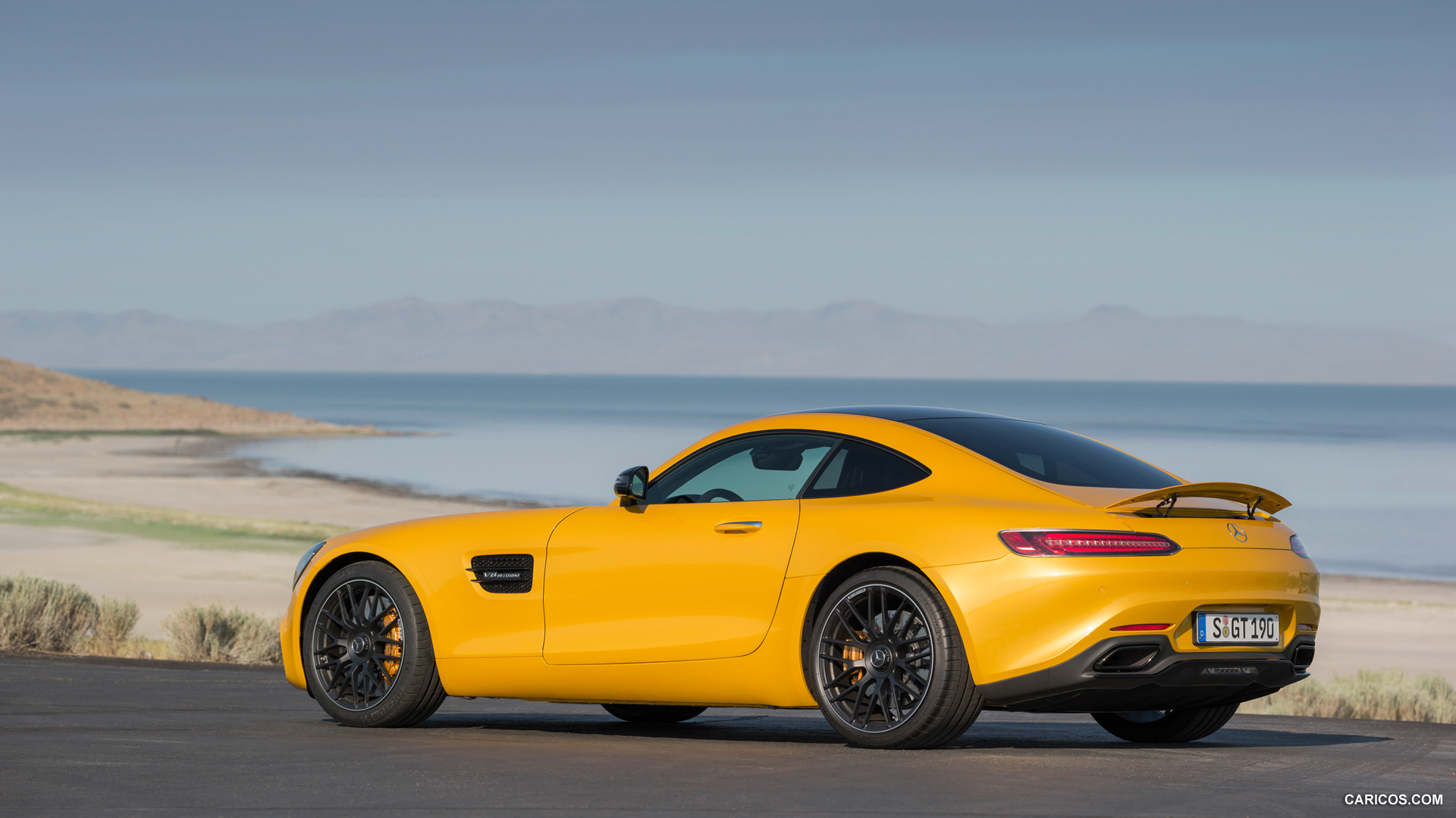 2016 Mercedes-AMG GT Exterior Night Package (Solarbeam) - Rear, #101 of 190