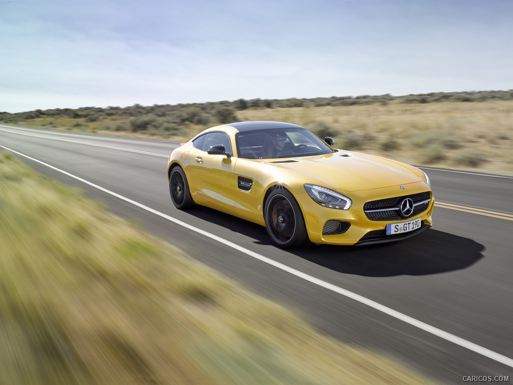 2016 Mercedes-AMG GT Exterior Night Package (Solarbeam) - Front