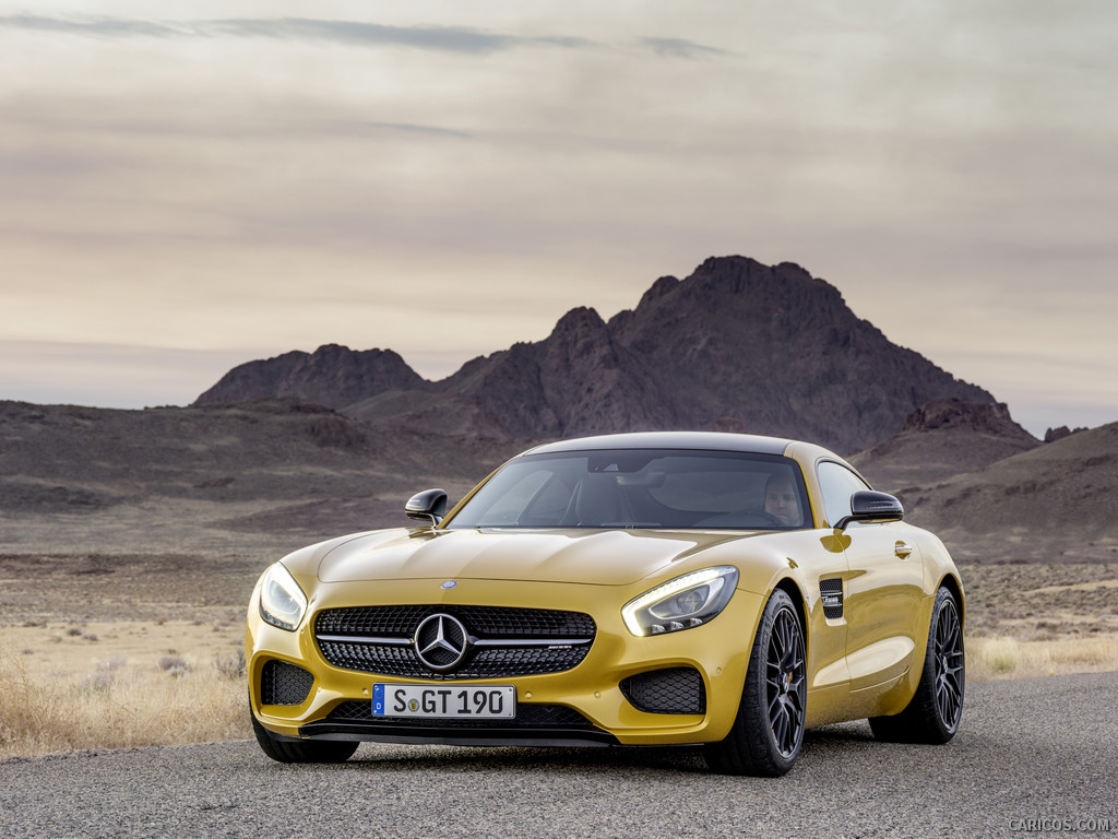 2016 Mercedes-AMG GT Exterior Night Package (Solarbeam) - Front